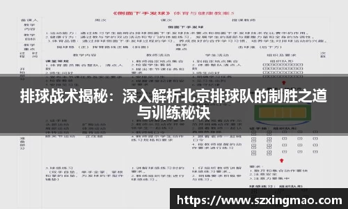 排球战术揭秘：深入解析北京排球队的制胜之道与训练秘诀